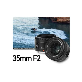 Platleņķa fiksēta fokusa objektīvu |35mm F2, Canon EF Nikon F pilna kadra SLR kamera portreta, kas spēj AM/FM, parādot attālums